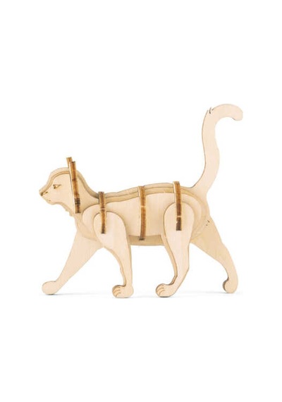 Kikkerland Puzzle-3d Ahpsap Kedi Puzzle Gg148