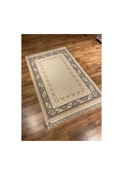 Aspero 4105b Krem-mavi Halı Çok Renkli