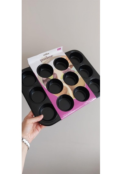 Teflon Muffin Tepsi Kalıbı 12'li