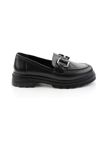 Bambi Siyah Kadın Loafer Ayakkabı K01997011109 Siyah