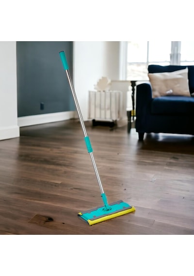 Yüzey Yer Temizleme Emici 360 Derece Dönen Saplı Değiştirilebilir Mikrofiber Uzayabilen Yengeç Mop