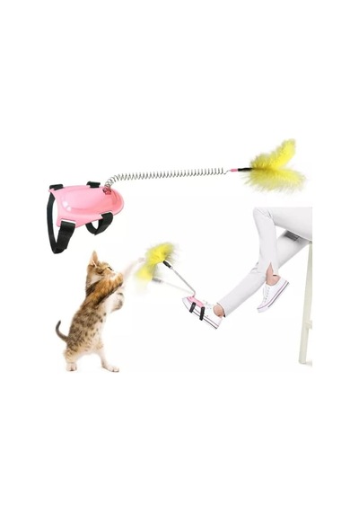 Tineke Yaylı Kedi Ayak Oyun Oltası 1 Adet