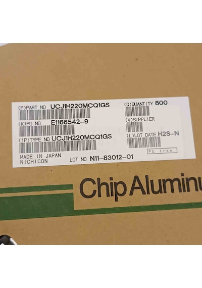 Ucj1h220mcq1gs 22mf Nıchıcon Smd Kondansatör 150 Adet