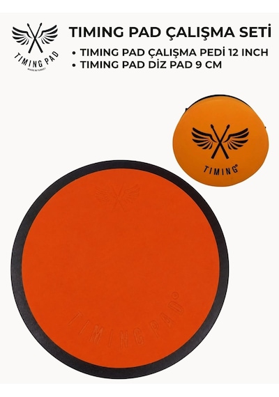 Timing Pad Çalışma Seti Çalışma Pedi 12 Inch + Diz Pedi 9 Cm