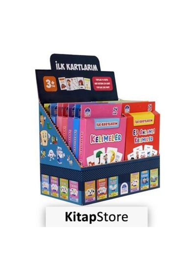 İlk Kartlarım Öğrenme Seti - 14 Kutu Takım- Martı Yayınları