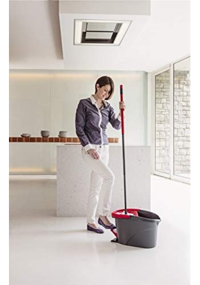 Vileda - 133648 - Süpürge + Kova Easy Wring And Clean Mocio - Komple Set