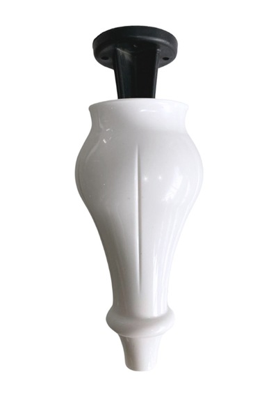 Tombul Beyaz 18cm Plastik Ayak Mobilya Masa Ve Dolap Ayağı Beyaz 18cm 4 Adet Beyaz