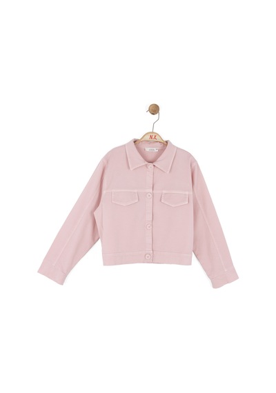 Xo Kids Kız Çocuk Ceket 8-14 Yaş 31371 Pudra