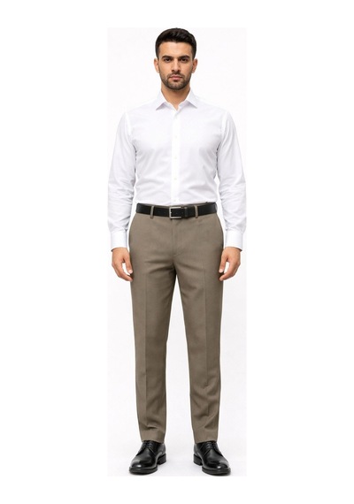 Classics Men Caserta Regular Fit Likralı Erkek Kumaş Pantolon - 7558 Sütlü Kahve Classics Men Caserta Regular Fit Likralı Erkek Kumaş Pantolon - 7558 Sütlü Kahve