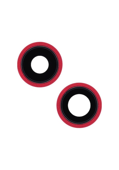 Apple Uyumlu iPhone 13 Arka Kamera Camı Kırmızı Kamera Camı