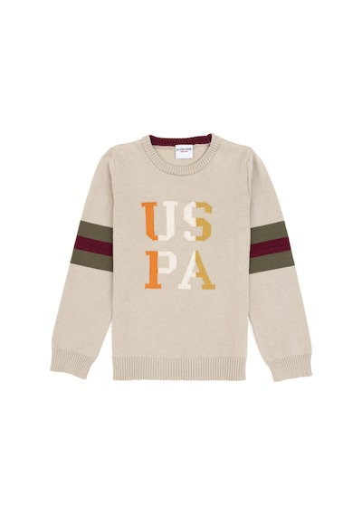 U.S. Polo Assn.  Erkek Çocuk Taş Melanj Kazak /triko 50317165-vr225 Tas Melanj