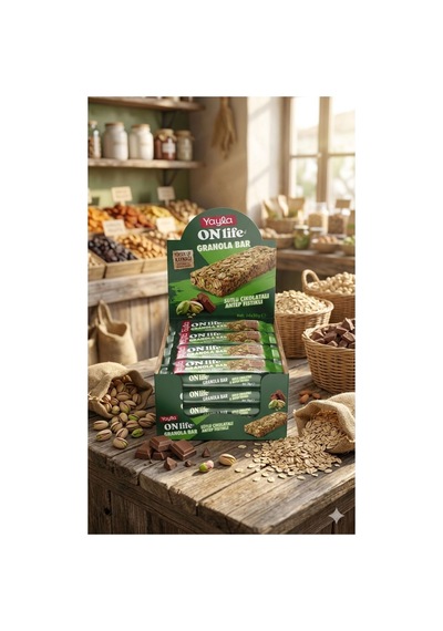 On Life Gronala Bar Sütlü Çikolatalı Antep Fıstığı 30gr X 24 Lü - 943369985