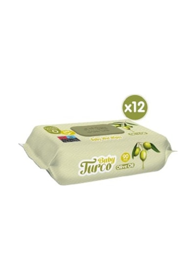 Zeytinyağlı Islak Bebek Havlusu 12X90 Adet
