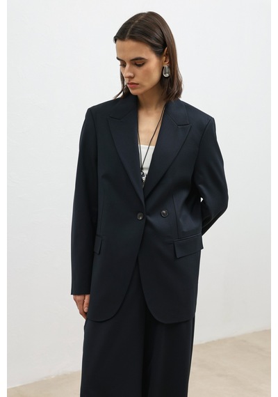 Antioch Kruvaze Kadın Blazer Lacivert