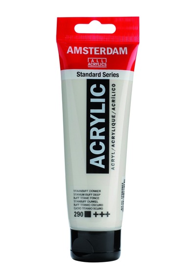 Talens Amsterdam Akrilik Boya 120Ml. N 290 Titanium Buff Deep