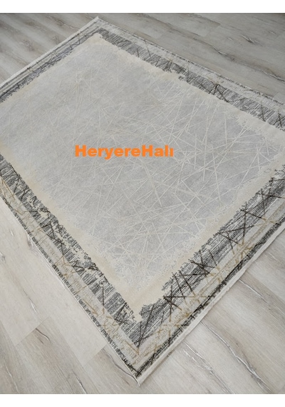 Pigment Halı Artel Ar01 Krem Bej-160x230 Cm İpeksi Yumuşak Viskon
