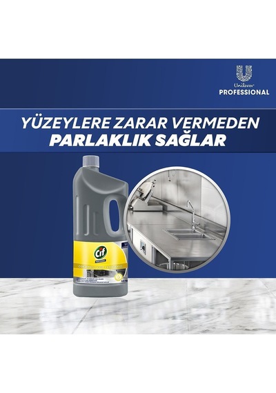 Professional Çok Amaçlı Krem Temizleyici 1,9 Lt 3adet 3'lü Set