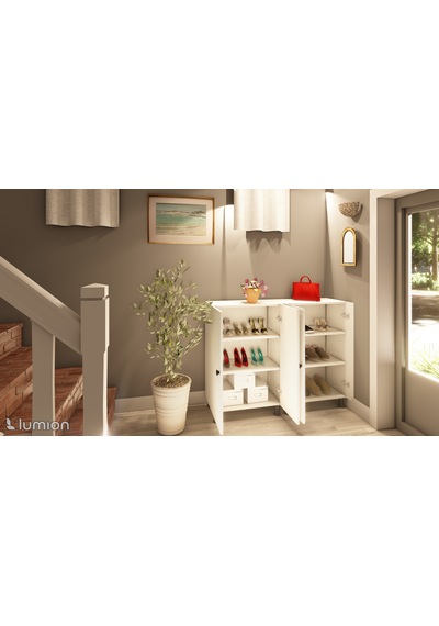 Atlas Çok Amaçlı Mutfak Banyo Ayakkabılık Dolabı 137 Cm
