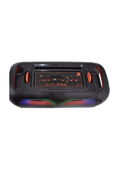 Led Işıklı Bluetooth Hoparlör Kablosuz Mikrofonlu Şarjlı Taşınabilir Speaker