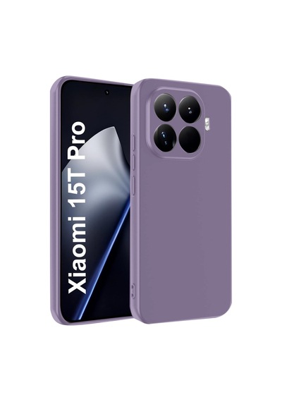 Xiaomi Mi 15t Pro Uyumlu First Silikon - Lila