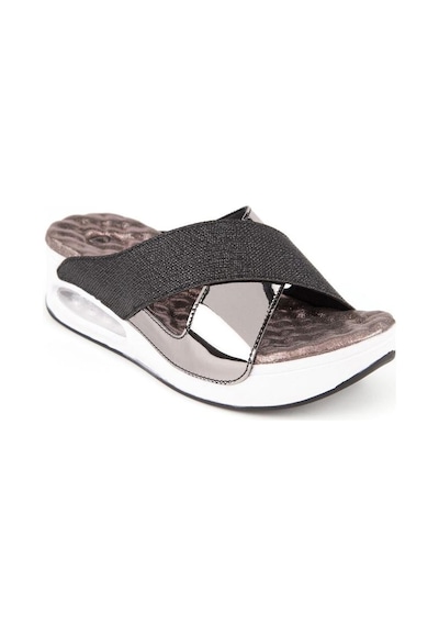 Muya Fly 31169-001 Air Max Anatomik Taban Kadın Terlik Siyah 36-40 Siyah