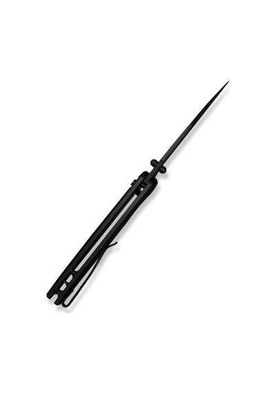 Sencut Selkyris Black Aluminum Handle Black D2 Blade Kamp Çakı Siyah