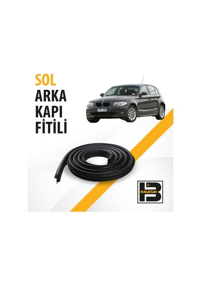 Bmw 1 Serisi E87 2004-2011 Kadifeli Sol Arka Kapı Fitili Bm02109