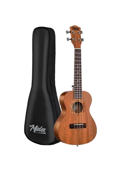 Midex CT-24MC Set Maun Concert Ukulele (Softcase Tuner Capo Metod Nota Sticker Askı Pena)