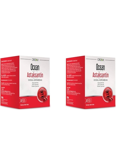 Astaksantin 30 Softjel Kapsül 2'li Paket