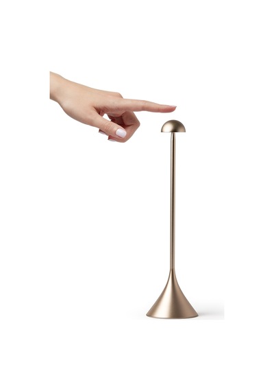 Lexon Steli Dome Led Masa Lambası Dore Altın