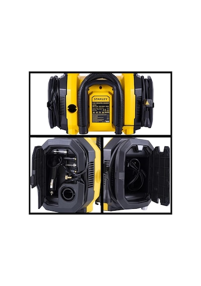 Stanley Sxıf3501 12volt/220volt 150 Psı Dijital Basınç Göstergeli Lastik & Yatak Şişirme Pompası + L