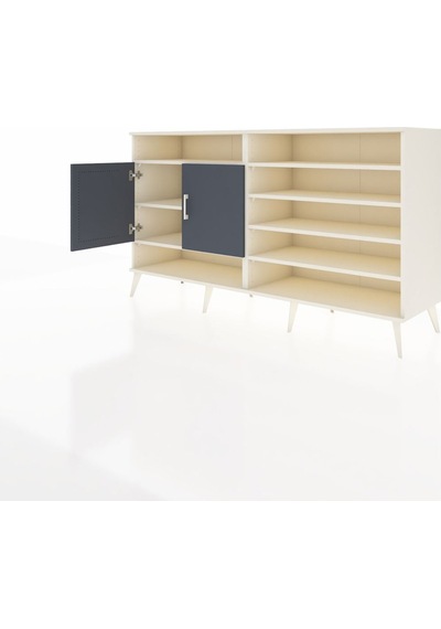 Hyperion Konsol 7 Raflı 2 Kapaklı 176x44x99 Aytaşı-antrasit/çam Aytası/antrasıt - Aytası Hyperion Konsol 7 Raflı 2 Kapaklı 176x44x99 Aytaşı-antrasit/çam Aytası/antrasıt - Aytası
