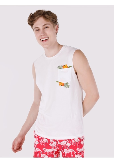 Colin's Colins Regular Fit Erkek Beyaz Atlet Cl1064291 Q1.v1 Ofw Beyaz