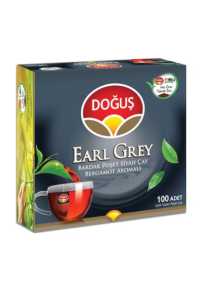 Doğuş Earl Grey Bardak Poşet Çay 200 G 100'lü X8 Adet 1 Koli