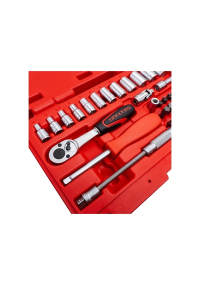İzeltaş 1/4" Altı Köşe Mini Lokma Anahtar Ve Bits Set 45'li