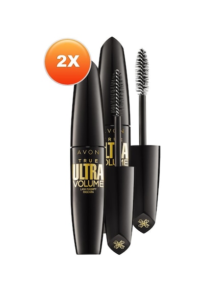 Avon True Colour Ultra Volume Lash Magnify Maskara 2'Li Set
