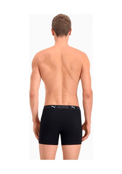Puma Sport Erkek Pamuk Boxer 2Li Paket 935521 01 Siyah
