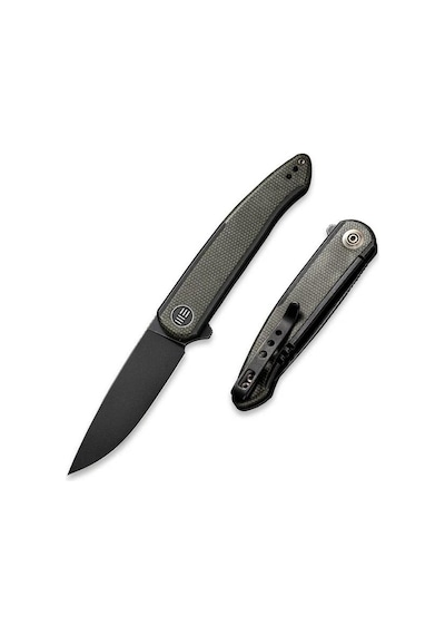 We Knife Smooth Sentinel Titanium Green Micarta Kamp Çakı Yeşil