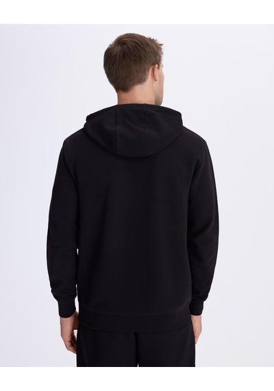 Kappa Logo Brıan Hoodıe Black Man Hoodıe 361x1kw-005 Siyah
