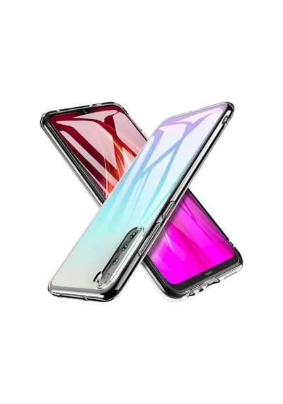 Xiaomi Redmi Note 8 Kılıf Lüx Şeffaf Silikon Altın