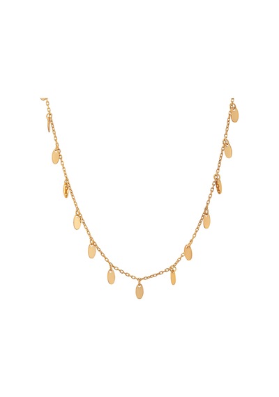 Kuyumcudukkani "oval Pullu Sallantılı Trend"kolye-37337-r Rose Gold