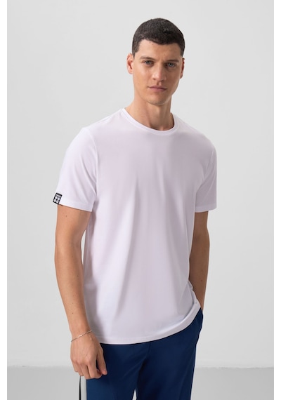 Tommy Life Beyaz Erkek Basic Kısa Kol Standart Kalıp O Yaka T-shirt - 87911 Beyaz