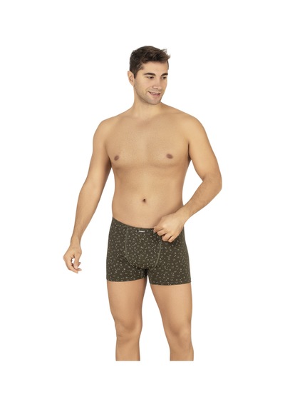 Özkan Underwear Özkan 11113 5'li Paket Erkek Pamuklu Modal Esnek Yumuşak Desenli Boxer Şort Külot DESENLİ