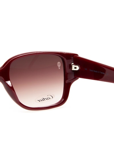 Cartier Gloria Red Brown Square Kırmızı Kare Kadın Güneş Gözlüğü