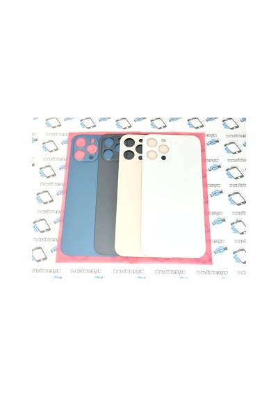 Apple Uyumlu iPhone 12 Pro Max Arka Pil Batarya Kapağı (Cam)