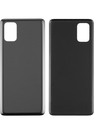 Samsung Uyumlu Galaxy M51 Logolu Arka Pil Kapağı, Lens Hariç