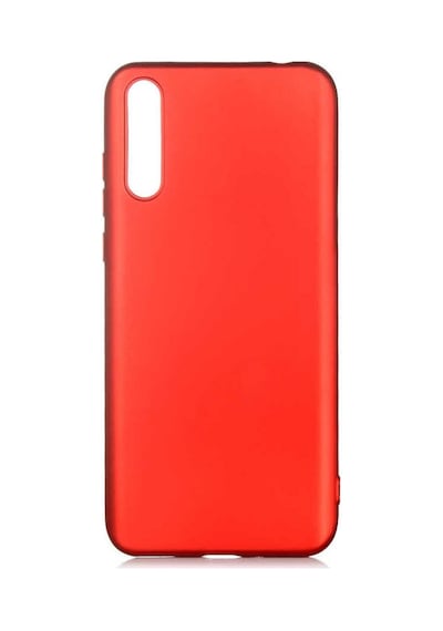 Huawei P Smart S Y8p Kılıf Zore Premier Silikon Kapak Kırmızı