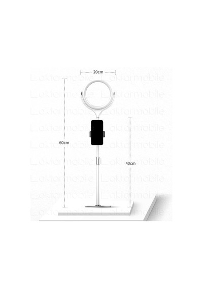 Ring Light Led 18 Cm Ayaklı Işık Halkası, 3 Renk Tonu, 360 Dönerli, Usb Şarjlı, Telefon Tutucu