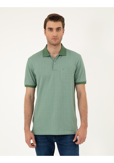 Pierre Cardin Erkek Haki Tişört 50288681-vr027 Haki