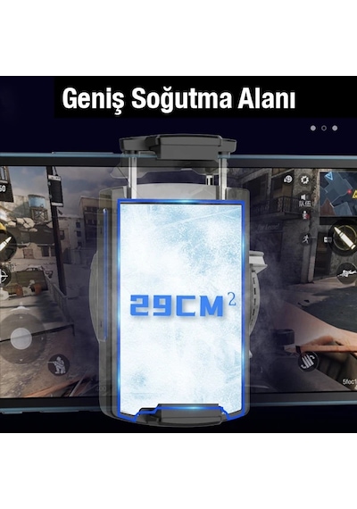 Memo Dl08 Yarı İletken Telefon Soğutma Fanı Radyatör Soğutucu- 5775